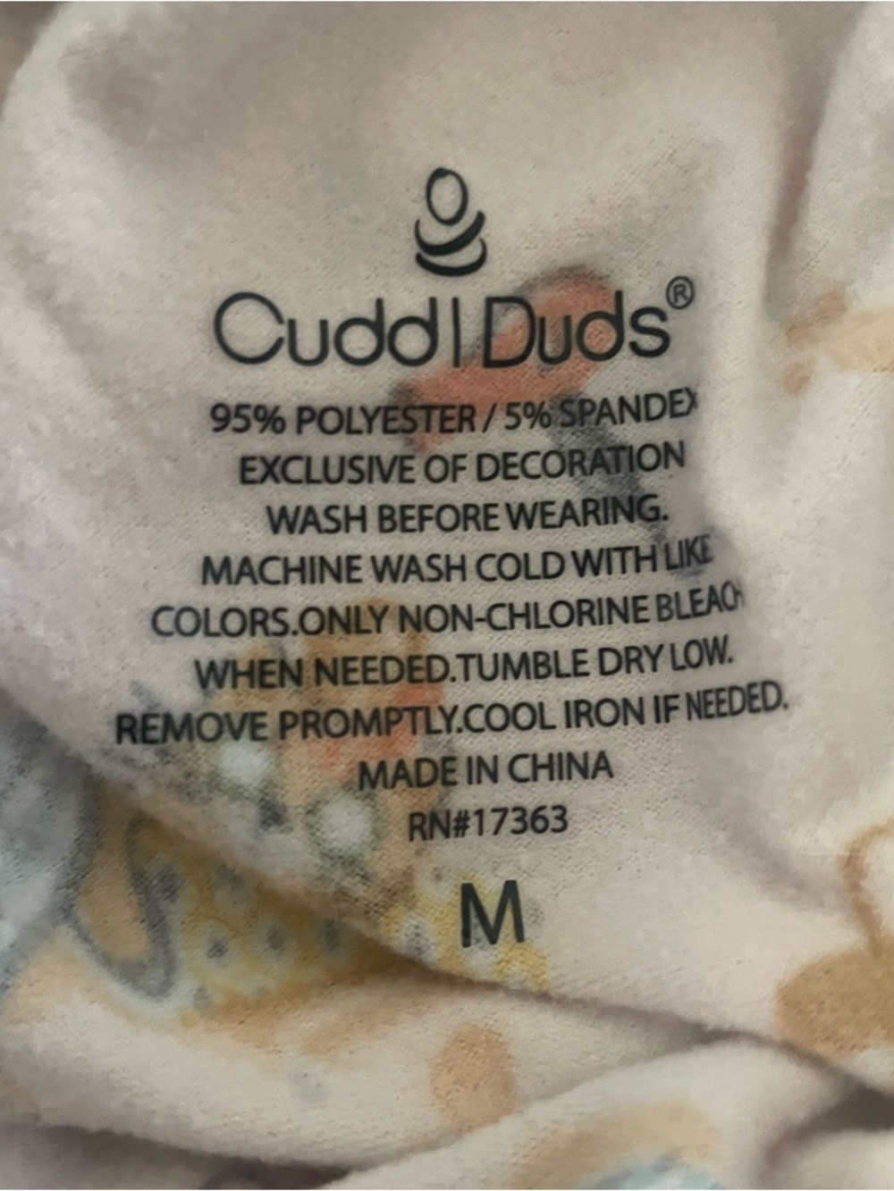 Cuddle Duds Cat Spa soft fleece pajamas size M - Picture 7 of 7